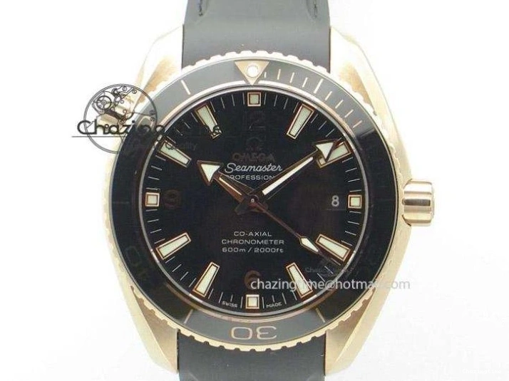 0208 EyeCatching Planet Ocean Professional Ceramic Bezel 45.5mm 1:1 VSF Best Edition Silver Markers on SS Bracelet A8500 Super Clone 8050